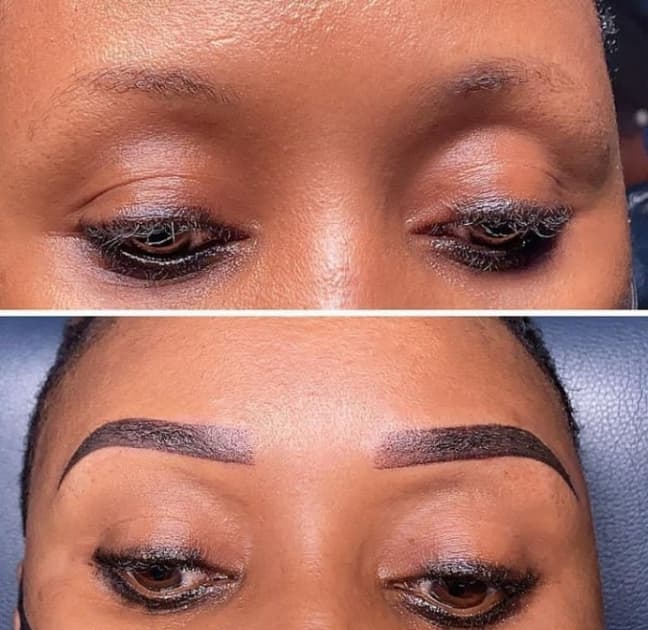 Microshading brows